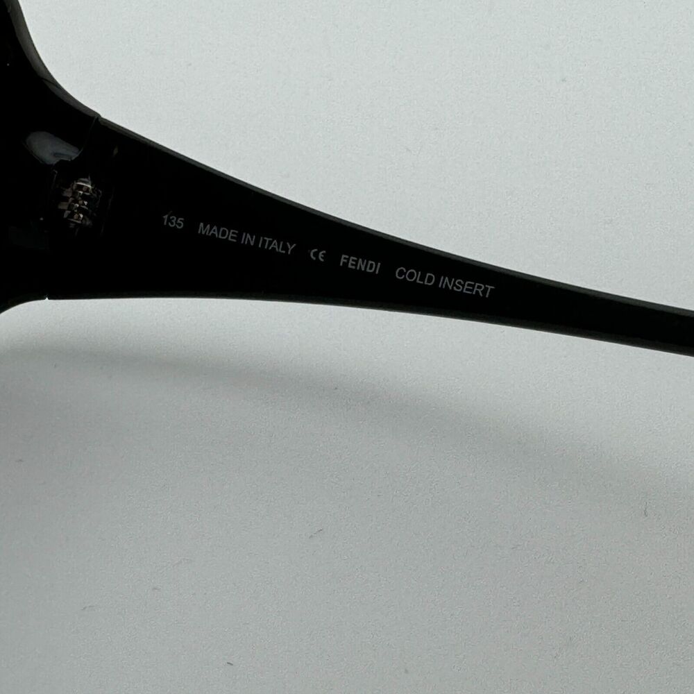 Fendi Cold Insert Sunglasses Frames Butterfly Bla… - image 6